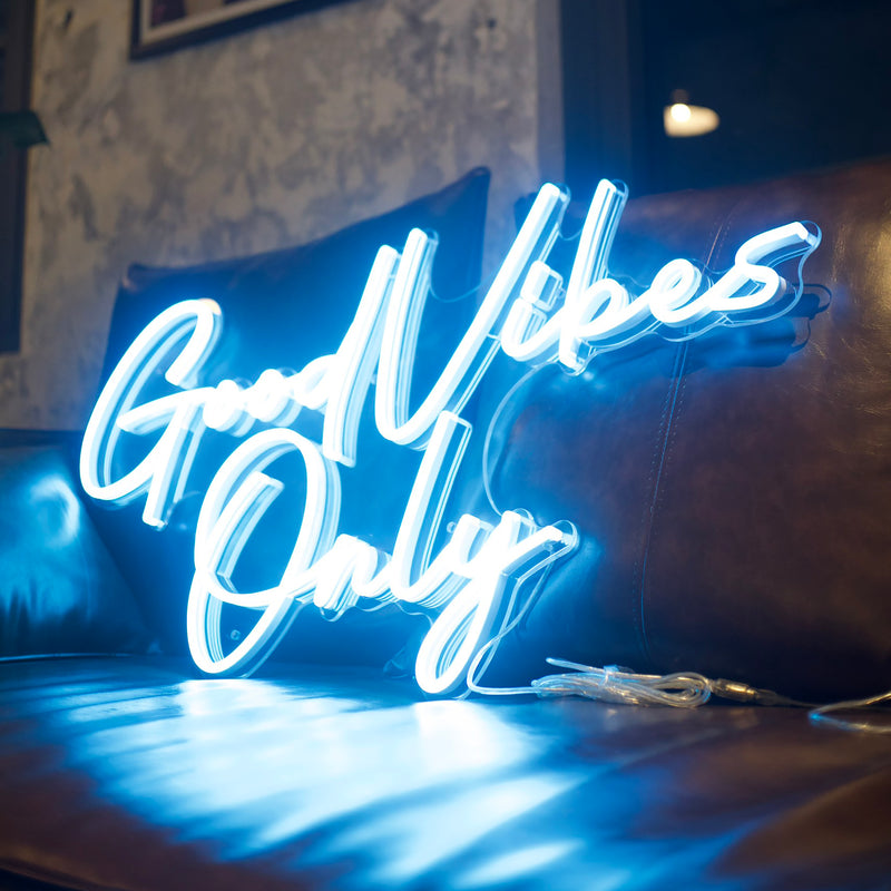 Good Vibes Only LED Neon Sign Light