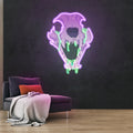 Cat skull Art Work Led Neon Sign Light