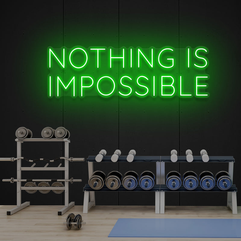 Nothing Is Impossible Led Neon Sign Light