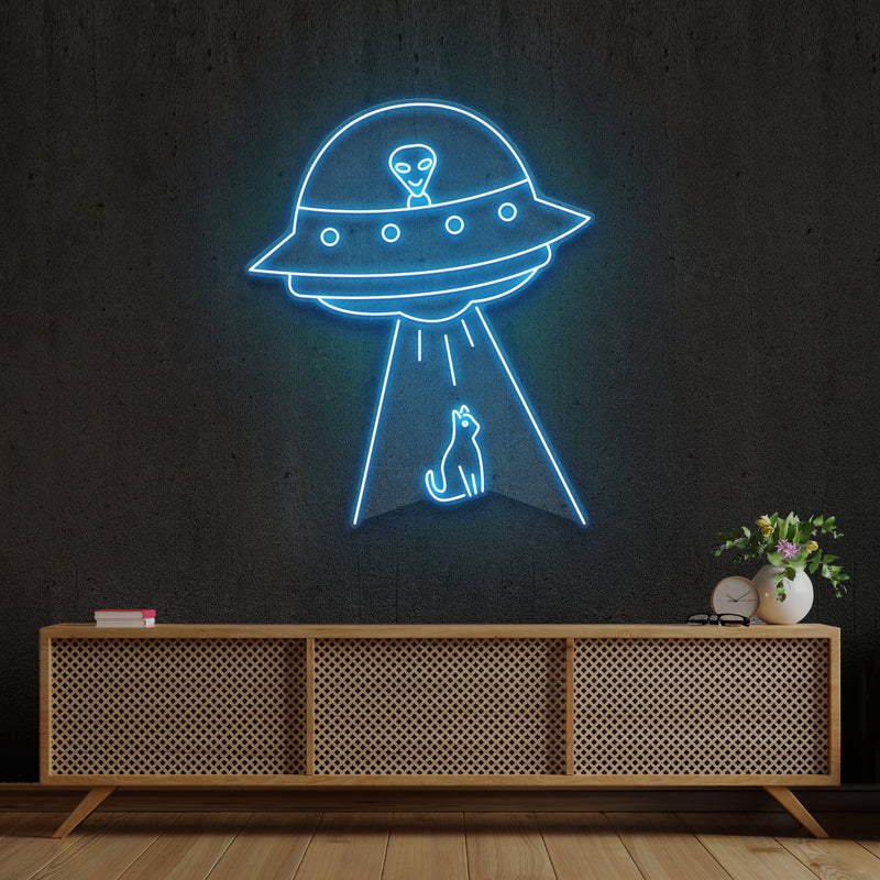 Alien Spaceship Led Neon Sign Light