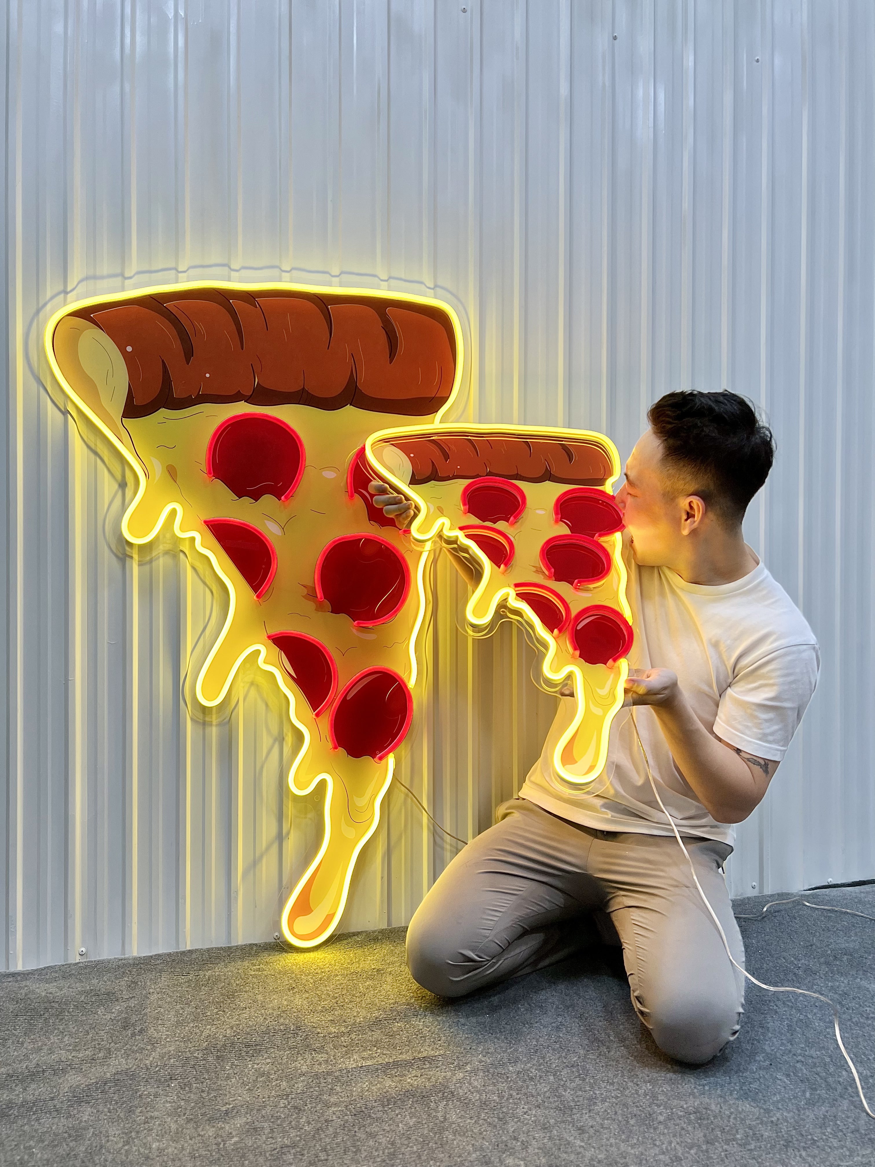 Pizza Art Work Led Neon Sign Light