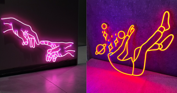 artwork neon sign