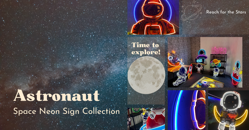 astronaut neon signs