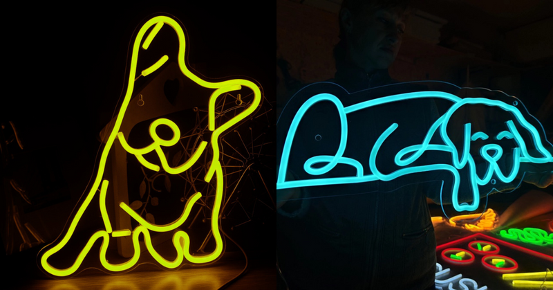 custom neon signs for pet lovers