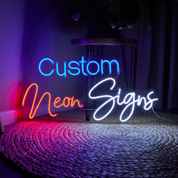 Perfect your way with custom event neon signs