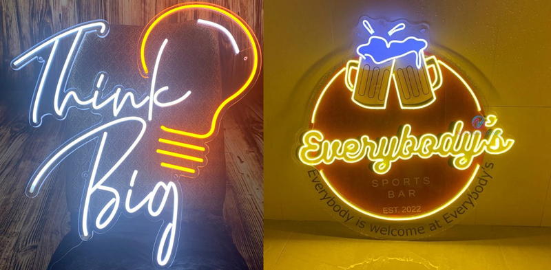 Custom neon signs for business