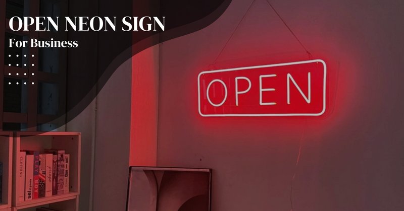 Open signs for business deals