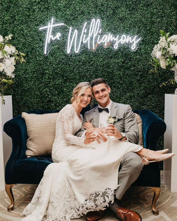 wedding neon sign