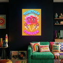 Retro Love Neon Sign – “Together Forever” Ice Cream LED Wall Art