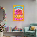 Retro Love Neon Sign – “Together Forever” Ice Cream LED Wall Art