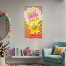 Good Vibes Neon Sign – Happy Aesthetic LED Wall Light