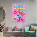 Romantic Neon Sign – “In Love With You” Cute Gift Idea