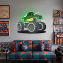 Monster Truck Neon Sign – Off-Road LED Wall Art for Garage & Game Room