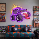 Beast Monster Truck Neon Sign – Fierce LED Wall Art