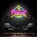 LED Neon Sign for Podcast Show - Custom Artwork Design