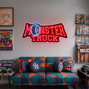 Monster Truck Letter Neon Sign