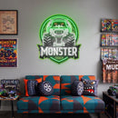 Monster Truck Garage Neon Sign