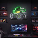 Monster Truck Neon Sign – Off-Road LED Wall Art for Garage & Game Room