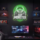 Monster Truck Garage Neon Sign