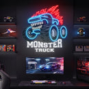 Monster Beast Truck Neon Sign – LED Wall Art for Garage & Game Room