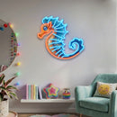 Seahorse Neon Sign Wall Art – Ocean LED Wall Decor