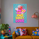 Retro Cartoon Neon Sign – Sweet Aesthetic Wall Decor
