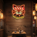Lucky Cat Takoyaki LED Neon Sign for Japanese Restaurant Decor