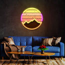 Abstract Vintage Sunrise Artwork Led Neon Sign Light