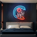 Astronaut Surfing Artwork Led Neon Sign Light