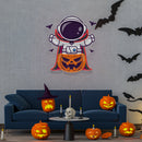 Astronaut Vampire Halloween Artwork Led Neon Sign Light