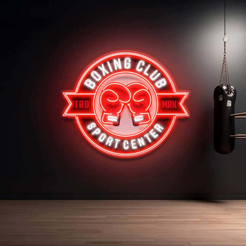 Boxing Club Signage Artwork Led Neon Sign Light