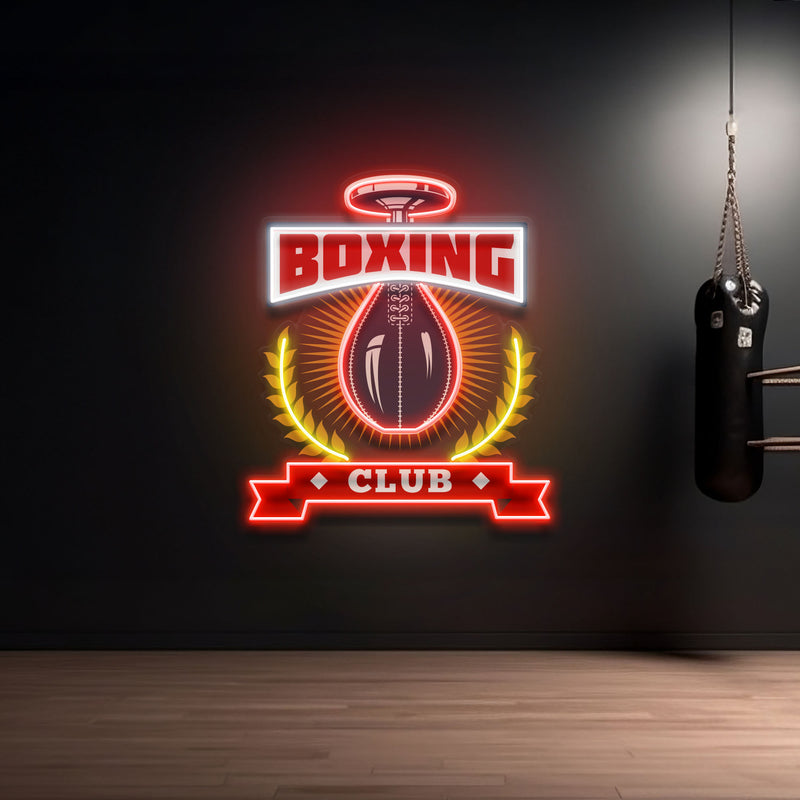Boxing Clubs Artwork Led Neon Sign Light