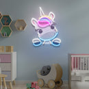 Custom Name Cute Unicorn Gift For Kids Artwork Led Neon Sign Light