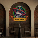 Custom Name Dia De Los Muertos Day Of The Dead Artwork Led Neon Sign Light