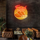 Custom Name Fast Food Of Fried Chicken Led Neon Sign Light