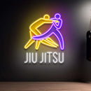 Custom Name Gradient Jiu Jitsu Logo Artwork Led Neon Sign Light