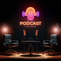 Custom Name Podcast Artwork Led Neon Sign Light