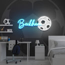 Custom Name Soccer Gift For Kids Artwork Led Neon Sign Light