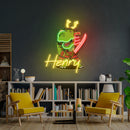 Custom Your Name Samurai For baby decor room Led Neon Sign Light