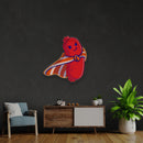 Cute Sausage Super Hero Artwork Led Neon Sign Light