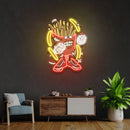 French Fries Cartoon Artwork Led Neon Sign Light
