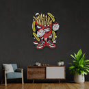 French Fries Cartoon Artwork Led Neon Sign Light