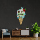Ghost Icecream Cartoon Artwork Led Neon Sign Light