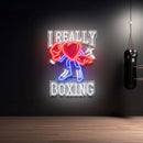 I Really Love Boxing Neon Wall Artwork Led Neon Sign Light