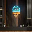 Ice Cream Zombie Isolated Artwork Led Neon Sign Light