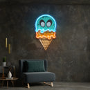 Ice Cream Zombie Isolated Artwork Led Neon Sign Light