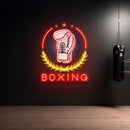 Iconic Boxing Led Neon Sign Artwork for Gyms