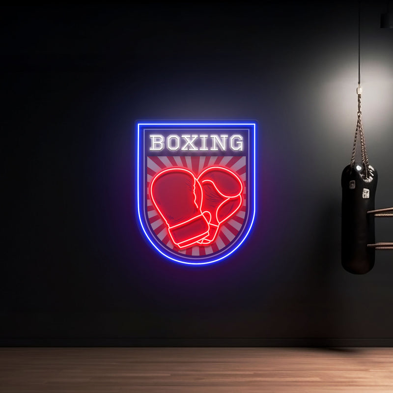 Logo Boxing Artwork Led Neon Sign Light
