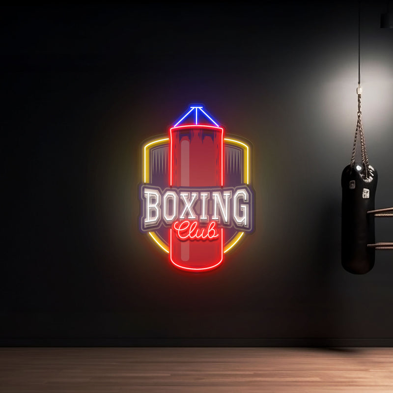 Logo Club Boxing Artwork Led Neon Sign Light