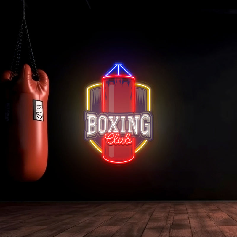 Logo Club Boxing Artwork Led Neon Sign Light
